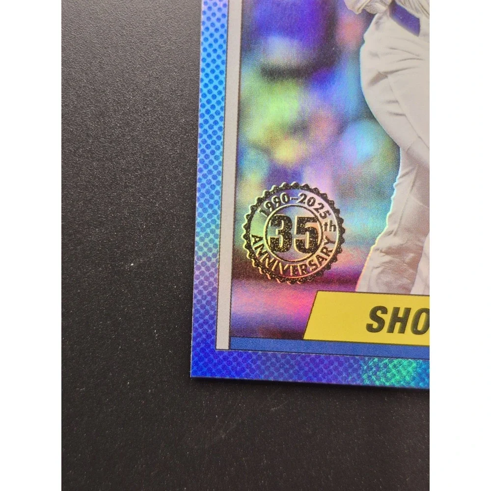 2025 Topps Update Series Shohei Ohtani #U90-33 1990 Rainbow Foil Dodgers - Picture 7 of 12